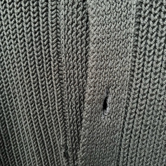 Brooks Brother’s Extra Fine Merino Wool Chunky Thick Knit Men's Olive Sweater XL - Picture 3 of 5